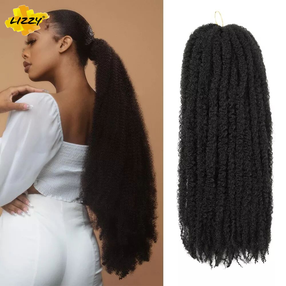 18 Marley Braids ռ  ŲŰ ø ũ  ߰  ͽټ Yaki Ombre Marley Twist Hair For Black Women Lizzy